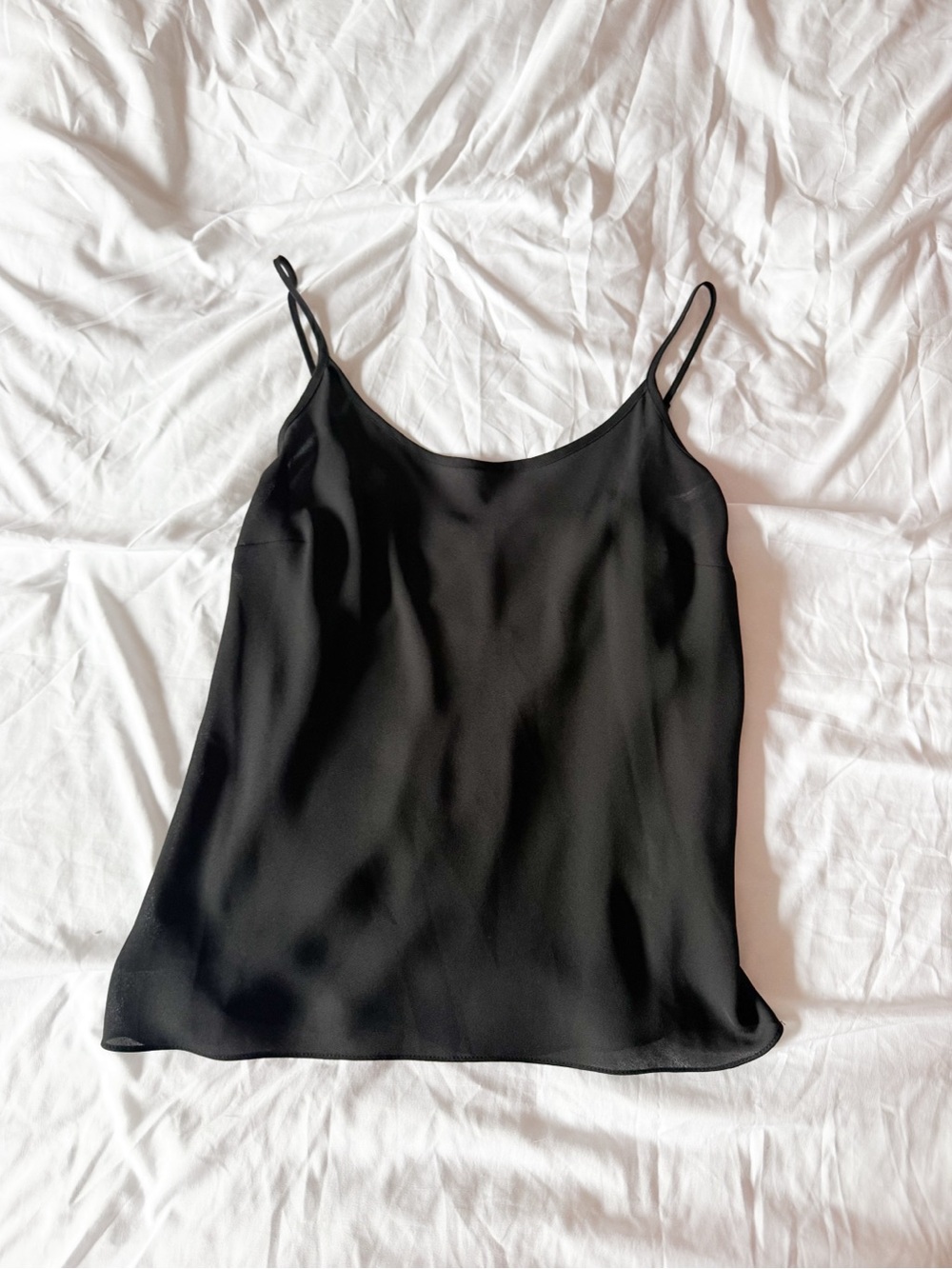 Charter Club Black Cami Tank Top Size 10 Petite